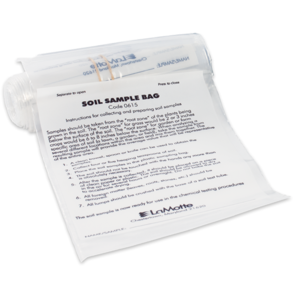 LaMotte Soil Sampling Bags - 100 Count - 0615-J