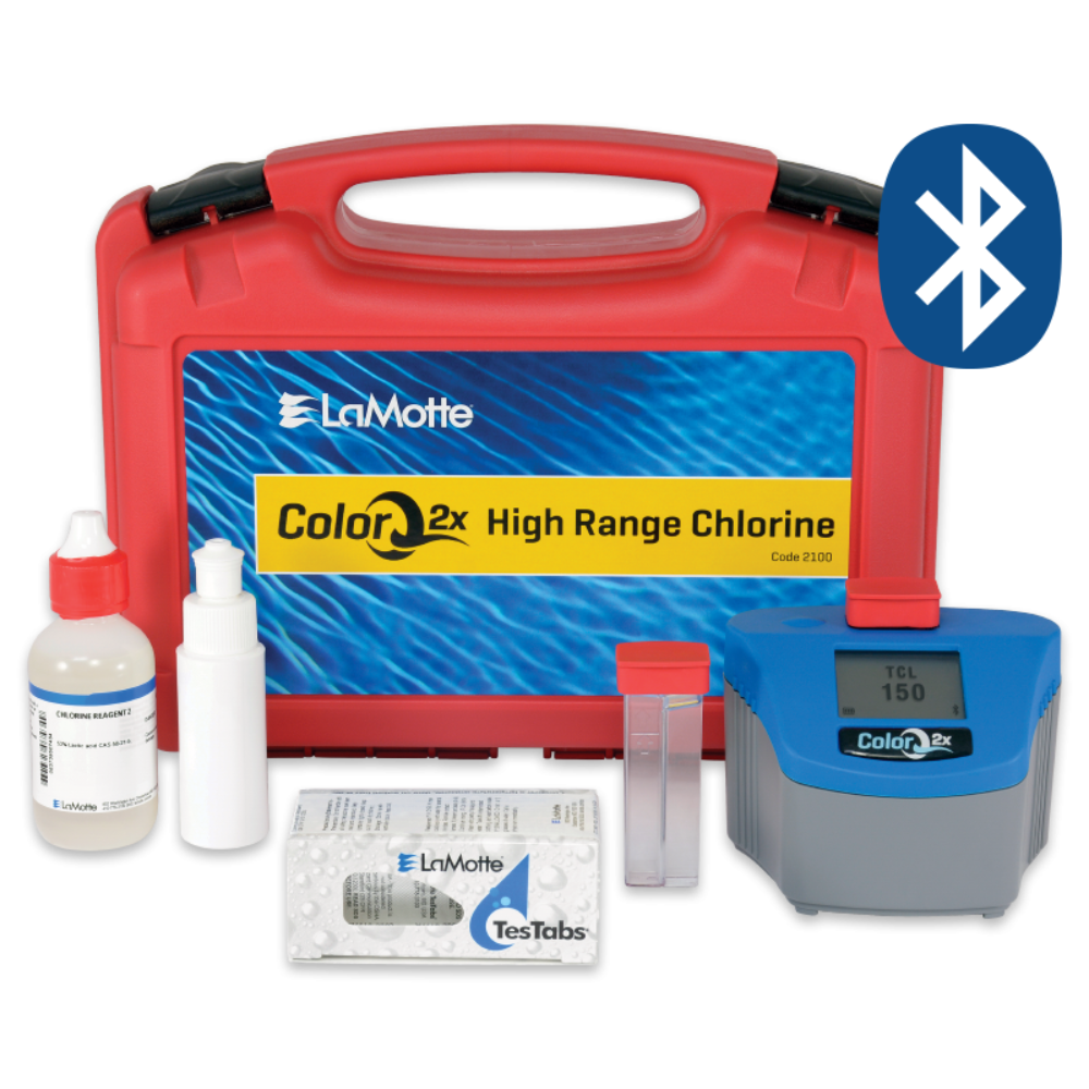 LaMotte ColorQ® 2x High Range Chlorine Test Kit - 2100