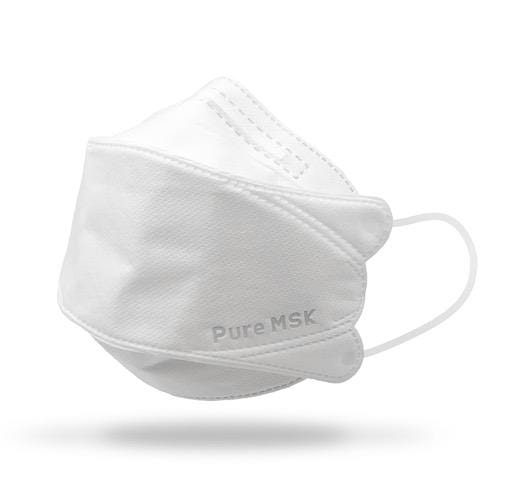 Authorized Dealer - PURE-MSK Surgical Micro-fiber Face Mask [Pack of 10] (Regular Size) - [White or Black] - Carbon Bulk Sales
