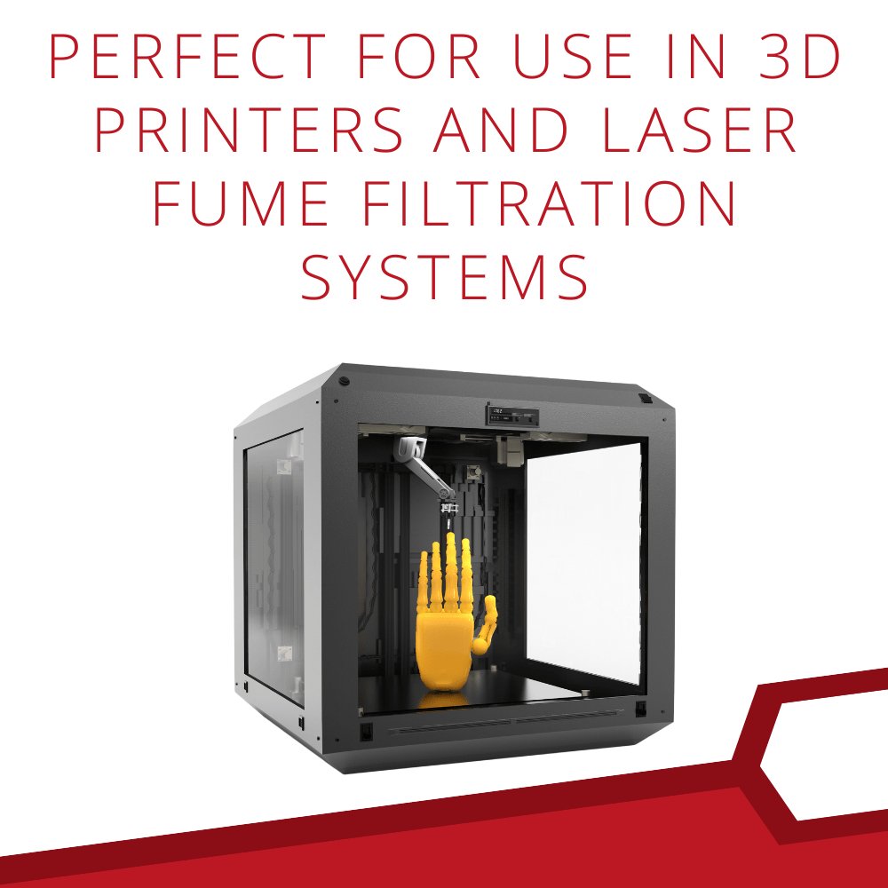Carbon for 3D Printers and Laser Fume Filtration Thermally Activated (Low Dust - Acid Free) - Carbon Bulk Sales