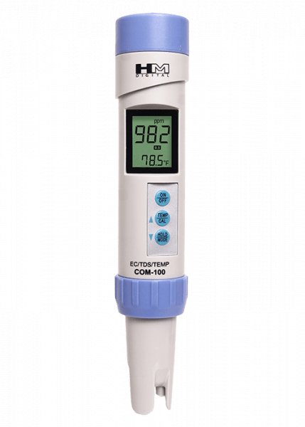 HM Digital COM-100: Waterproof Professional Series EC/TDS Pocket Meter - Carbon Bulk Sales