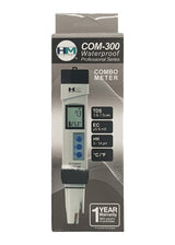 HM Digital COM-300: Waterproof Professional Series pH/EC/TDS/Temp Pocket Meter - Carbon Bulk Sales