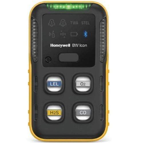 Honeywell BW Icon+ Portable Multi-Gas Monitor - %LEL(IR), O2, H2S, SO2 - Yellow or Black - Carbon Bulk Sales