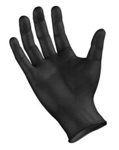SemperForce Black Powder Free 4 Mil Nitrile Gloves (100 Per Box) - Carbon Bulk Sales